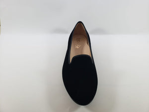 Beberlis Black Velvet Flats