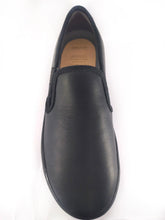 Geox Kilwi Black Leather Slip on Sneaker Shoe