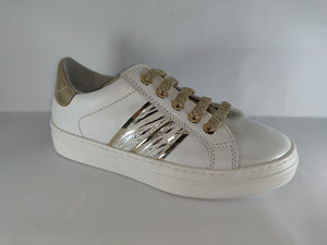 Beberlis White Leather Sneakers