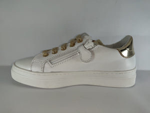 Beberlis White Leather Sneakers