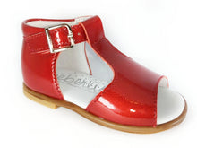 Beberlis Fanny Red Patent Hightop Sandals