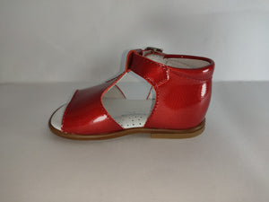 Beberlis Fanny Red Patent Hightop Sandals