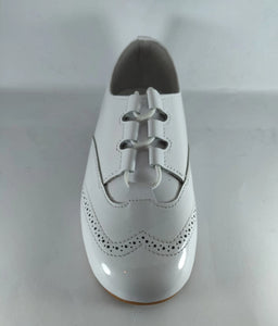 Shawn & Jeffery White Patent Dress Shoe