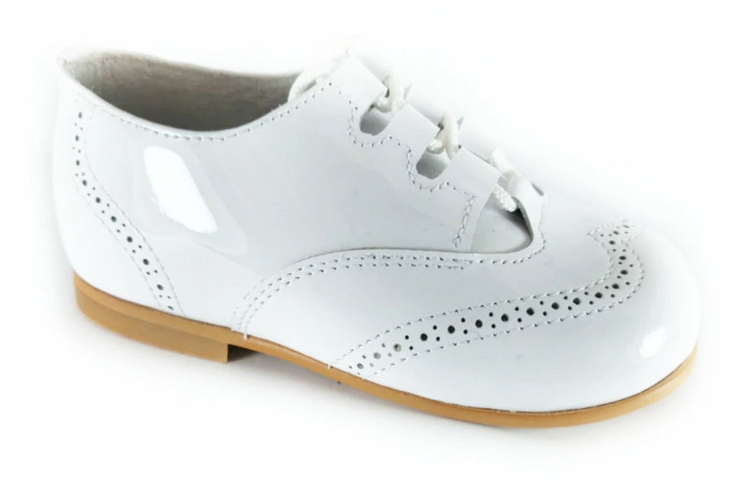 Shawn & Jeffery White Patent Dress Shoe