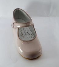 Shawn & Jeffery Pink Patent Leather Baby Girls Button Mary Jane