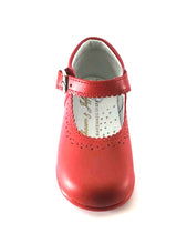Shawn & Jeffery Red Leather Baby Mary Jane
