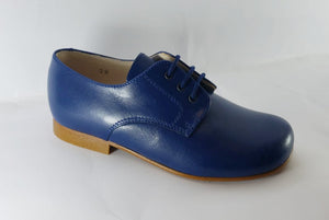 Beberlis Blue Oxford Leather Dress Shoe