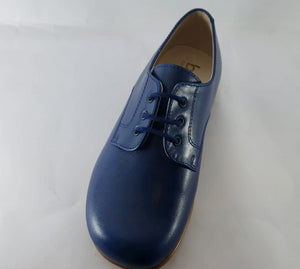 Beberlis Blue Oxford Leather Dress Shoe