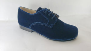 Beberlis Oceano Blue Velvet Dress Shoe