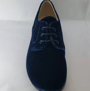 Beberlis Oceano Blue Velvet Dress Shoe