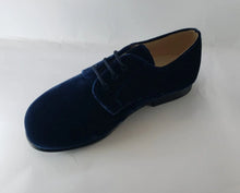 Beberlis Oceano Blue Velvet Dress Shoe