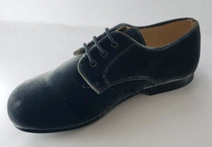 Beberlis Grey Velvet Dress Shoe