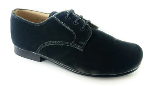 Beberlis Grey Velvet Dress Shoe