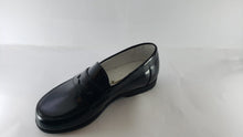 Shawn & Jeffery Black Leather Classic Penny Loafer