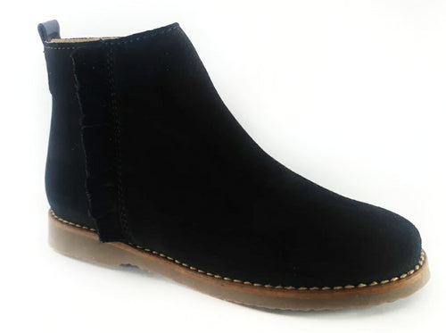 Beberlis Black Suede Girls Booties