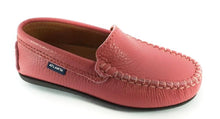 Atlanta Moccasin Dry Rose Grainy Leather Loafer