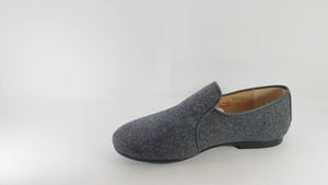 Papanatas Eli Franela Gris Wool Loafer Shoe