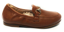 Beberlis Cathay Cuoio Tan Leather Buckle Elastic Back Slip On Loafers