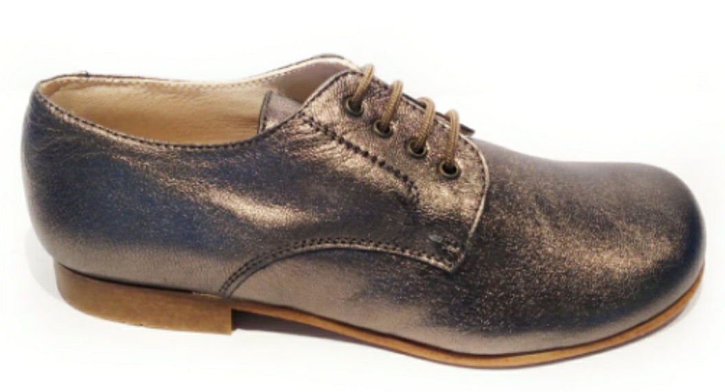 Beberlis Eclat Alquitran Leather Oxford Dress Shoes