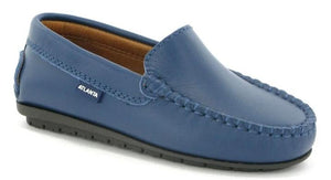 Atlanta moccasins Blue Ocean Smooth Leather Moccasin Loafer