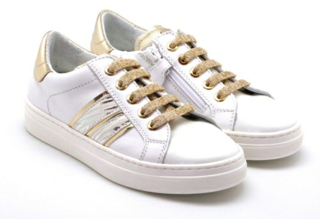 Beberlis White Leather Sneakers