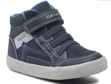 Geox Baby Gisli Navy Hightop Sneakers