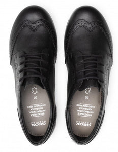 Geox Plie Black Leather Design Dress Shoes