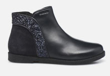 Geox Shawntel Navy Leather Ankle Booties