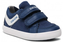 Geox Navy White Baby Boys Velcro Sneakers