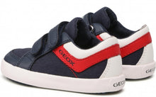 Geox Gisli Navy Red Baby Boys Velcro Sneakers