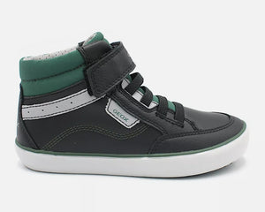 Geox Gisli Black Grey Hightop Sneakers