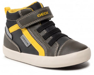 Geox Gisli Dark Green Yellow  Sneakers