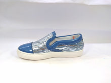 Beberlis Blue Patent Design Sneaker Shoe