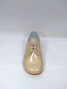 Beberlis Classic Patent Fanny Nude Oxford Dress Shoes