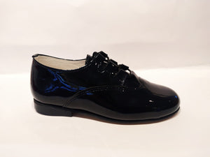 Shawn & Jeffery Black Patent Leather Oxford Dress Shoes