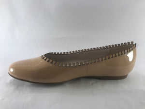 Venettini Lize Nude Patent Flats