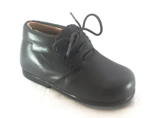 Baby Soft Smoke Leather Grey Booties