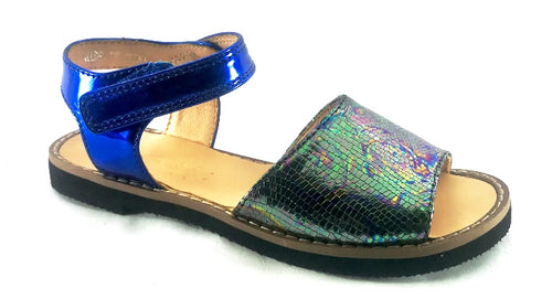 Venettini Rain Navy Shiny Sandals