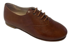 Beberlis Catina Tan Roble Leather Trendy Oxford Dress Shoes