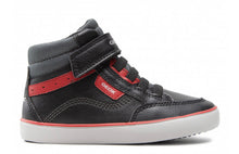 Geox Gisli Black Red Hightop Sneakers