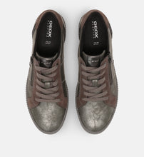 Geox Blomiee DK Grey Side Zipper Sneakers