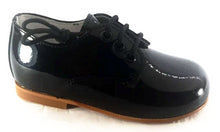 Shawn & Jeffery Black Patent Oxford Dress Shoe
