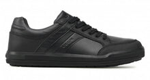 Geox Arzach Black Leather Lace-up  Sneakers