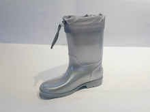 Silver Rain Boots