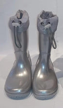 Silver Rain Boots